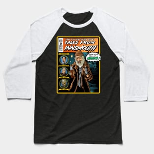 HP Lovecraft Comic Cover Baseball T-Shirt
